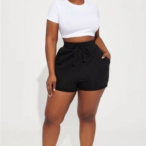 Fashion Nova Black Athletic Shorts